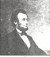 An illustration from Artists of Abraham Lincoln portraits (1916)