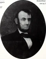 An illustration from Artists of Abraham Lincoln portraits (1893)