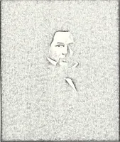 An illustration from Artists of Abraham Lincoln portraits (1893)
