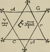 An illustration from Art magic; or, Mudane, sub-mundane and super-mundane spiritism. A treatise ... descriptive of art magic, spiritism, the different orders of spirits in the universe known to be related to, or in communication with man; together with directions for invoking, controlling, and discharging spirits, and the uses and abuses, dangers and possibilities of magical art (1876)