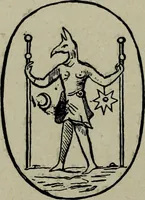 An illustration from Art magic, or, Mudane, sub-mundane and super-mundane spiritism [microform] a treatise in three parts and twenty-three sections, descriptive of art magic, spiritism, the different orders of spirits in the universe known to be related to, or in communication with man; together with directions for invoking, controlling, and discharging spirits, and the uses and abuses, dangers and possibilities of magical art (1898)