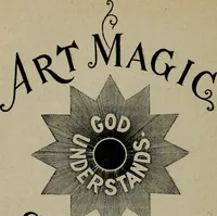 An illustration from Art magic, or, Mudane, sub-mundane and super-mundane spiritism [microform] a treatise in three parts and twenty-three sections, descriptive of art magic, spiritism, the different orders of spirits in the universe known to be related to, or in communication with man; together with directions for invoking, controlling, and discharging spirits, and the uses and abuses, dangers and possibilities of magical art (1898)