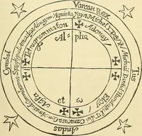 Picture 24 of 35 from Art magic; or, Mundane, sub-mundane and super-mundane spiritism. A treatise in three parts and twenty-three sections: descriptive of art magic, spiritism, the different orders of spirits in the universe known to be related to, or in communication with man; together with directions for invoking, controlling, and discharging spirits, and the uses and abuses, dangers and possibilities of magical art (1876), leaf 384