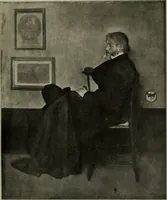 An illustration from Art of James McNeill Whistler : an appreciation / by T.R. Way and G.R. Dennis. (1903)