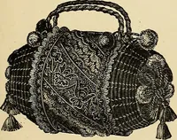 An illustration from Art needlework. A complete manual of embroidery in silks and crewels, with full instructions as to stitches, materials, and implements. Containing also a large number of original designs and a handsome coloured design for crewel work (1882)