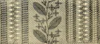 An illustration from Art needlework. A complete manual of embroidery in silks and crewels, with full instructions as to stitches, materials, and implements. Containing also a large number of original designs and a handsome coloured design for crewel work (1882)