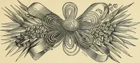 An illustration from Art needlework. A complete manual of embroidery in silks and crewels, with full instructions as to stitches, materials, and implements. Containing also a large number of original designs and a handsome coloured design for crewel work (1882)
