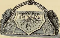 An illustration from Art needlework. A complete manual of embroidery in silks and crewels, with full instructions as to stitches, materials, and implements. Containing also a large number of original designs and a handsome coloured design for crewel work (1882)
