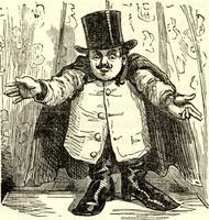 An illustration from The art of amusing : being a collection of graceful arts, merry games, odd tricks, curious puzzles, and new charades : together with suggestions for private theatricals, tableaux, and all sorts of parlor and family amusements (1866)