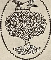 An illustration from The art of the book; a review of some recent European and American work in typography, page decoration & binding (1914)