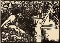 An illustration from The art of the book; a review of some recent European and American work in typography, page decoration & binding (1914)
