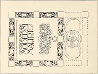 An illustration from The art of the book; a review of some recent European and American work in typography, page decoration & binding (1914)