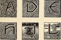 An illustration from The art of the book; a review of some recent European and American work in typography, page decoration & binding (1914)