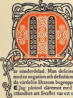 An illustration from The art of the book; a review of some recent European and American work in typography, page decoration & binding (1914)
