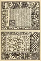 An illustration from The art of the book; a review of some recent European and American work in typography, page decoration & binding (1914)