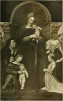 An illustration from The art of the Dresden gallery; notes and observations upon the old and modern masters and paintings in the royal collection (1907)