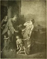 An illustration from The art of the Dresden gallery; notes and observations upon the old and modern masters and paintings in the royal collection (1907)