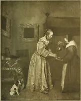 An illustration from The art of the Dresden gallery; notes and observations upon the old and modern masters and paintings in the royal collection (1907)