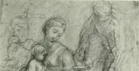 Picture 54 of 188 from The art of the great masters, as exemplified by drawings in the collection of Émile Wauters, membre de l'Académie royale de Belgique (1913), leaf 110