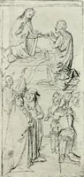 Picture 73 of 188 from The art of the great masters, as exemplified by drawings in the collection of Émile Wauters, membre de l'Académie royale de Belgique (1913), leaf 141