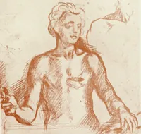 An illustration from The art of the great masters, as exemplified by drawings in the collection of Émile Wauters, membre de l'Académie royale de Belgique (1913)