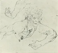 Picture 95 of 188 from The art of the great masters, as exemplified by drawings in the collection of Émile Wauters, membre de l'Académie royale de Belgique (1913), leaf 195