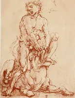 Picture 8 of 188 from The art of the great masters, as exemplified by drawings in the collection of Émile Wauters, membre de l'Académie royale de Belgique (1913), leaf 28