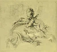 Picture 161 of 188 from The art of the great masters, as exemplified by drawings in the collection of Émile Wauters, membre de l'Académie royale de Belgique (1913), leaf 296