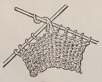 An illustration from The art of knitting (1881)