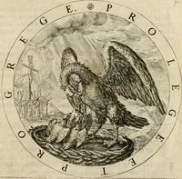 An illustration from The art of making devises : treating of hieroglyphicks, symboles, emblemes, aenigma's, sentences, parables, reverses of medalls, armes, blazons, cimiers, cyphres and rebus (1646)