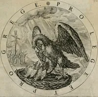 An illustration from The art of making devises : treating of hieroglyphicks, symboles, emblemes, aenigma's, sentences, parables, reverses of medals, armes, blazons, cimiers, cyphers and rebus (1648)