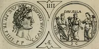 An illustration from The art of making devises : treating of hieroglyphicks, symboles, emblemes, aenigma's, sentences, parables, reverses of medals, armes, blazons, cimiers, cyphers and rebus (1648)