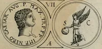Picture 14 of 32 from The art of making devises : treating of hieroglyphicks, symboles, emblemes, aenigma's, sentences, parables, reverses of medals, armes, blazons, cimiers, cyphers and rebus (1648), leaf 70