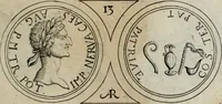 Picture 20 of 32 from The art of making devises : treating of hieroglyphicks, symboles, emblemes, aenigma's, sentences, parables, reverses of medals, armes, blazons, cimiers, cyphers and rebus (1648), leaf 76