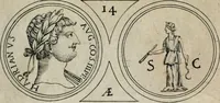 An illustration from The art of making devises : treating of hieroglyphicks, symboles, emblemes, aenigma's, sentences, parables, reverses of medals, armes, blazons, cimiers, cyphers and rebus (1648)