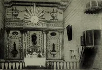 An illustration from Art of the old world in New Spain and The mission days of Alta California (1922)