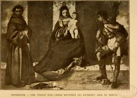 An illustration from The art of the Prado : a survey of the contents of the gallery, together with detailed criticisms of its masterpieces and biographical sketches of the famous painters who produced them (1907)