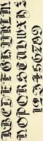 An illustration from The art of show card writing; a modern treatise on show card writing, designed as an educator in all branches of the art...With two hundred and fifty-six illustrations and thirty-two lettering plates, comprising all the standard ancient and modern styles (1907)