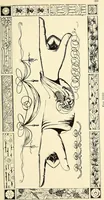 An illustration from The art of show card writing; a modern treatise on show card writing, designed as an educator in all branches of the art...With two hundred and fifty-six illustrations and thirty-two lettering plates, comprising all the standard ancient and modern styles (1907)