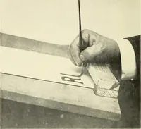 An illustration from The art of show card writing; a modern treatise on show card writing, designed as an educator in all branches of the art...With two hundred and fifty-six illustrations and thirty-two lettering plates, comprising all the standard ancient and modern styles (1907)