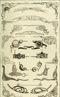 An illustration from The art of show card writing; a modern treatise on show card writing, designed as an educator in all branches of the art...With two hundred and fifty-six illustrations and thirty-two lettering plates, comprising all the standard ancient and modern styles (1907)