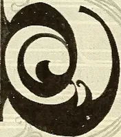 An illustration from The art of show card writing; a modern treatise on show card writing, designed as an educator in all branches of the art...With two hundred and fifty-six illustrations and thirty-two lettering plates, comprising all the standard ancient and modern styles (1907)