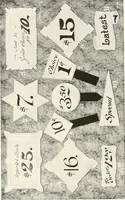 An illustration from The art of show card writing; a modern treatise covering all branches of the art ... with one hundred and fifty-three illustrations and thirty-two lettering plates, comprising all the standard ancient and modern styles (1922)
