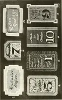 An illustration from The art of show card writing; a modern treatise covering all branches of the art ... with one hundred and fifty-three illustrations and thirty-two lettering plates, comprising all the standard ancient and modern styles (1922)