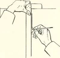 An illustration from The art of show card writing; a modern treatise covering all branches of the art ... with one hundred and fifty-three illustrations and thirty-two lettering plates, comprising all the standard ancient and modern styles (1922)