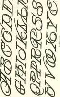 An illustration from The art of show card writing; a modern treatise covering all branches of the art ... with one hundred and fifty-three illustrations and thirty-two lettering plates, comprising all the standard ancient and modern styles (1922)