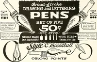 An illustration from The art of show card writing; a modern treatise covering all branches of the art ... with one hundred and fifty-three illustrations and thirty-two lettering plates, comprising all the standard ancient and modern styles (1922)