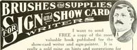 An illustration from The art of show card writing; a modern treatise covering all branches of the art ... with one hundred and fifty-three illustrations and thirty-two lettering plates, comprising all the standard ancient and modern styles (1922)