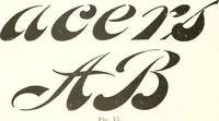 An illustration from The art of show card writing; a modern treatise covering all branches of the art ... with one hundred and fifty-three illustrations and thirty-two lettering plates, comprising all the standard ancient and modern styles (1922)