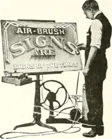 An illustration from The art of show card writing; a modern treatise covering all branches of the art ... with one hundred and fifty-three illustrations and thirty-two lettering plates, comprising all the standard ancient and modern styles (1922)